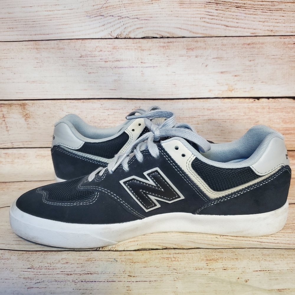 New Balance Womens Size 10W Numeric 574 Black/Gray/White Sneakers Shoes - Picture 7 of 12
